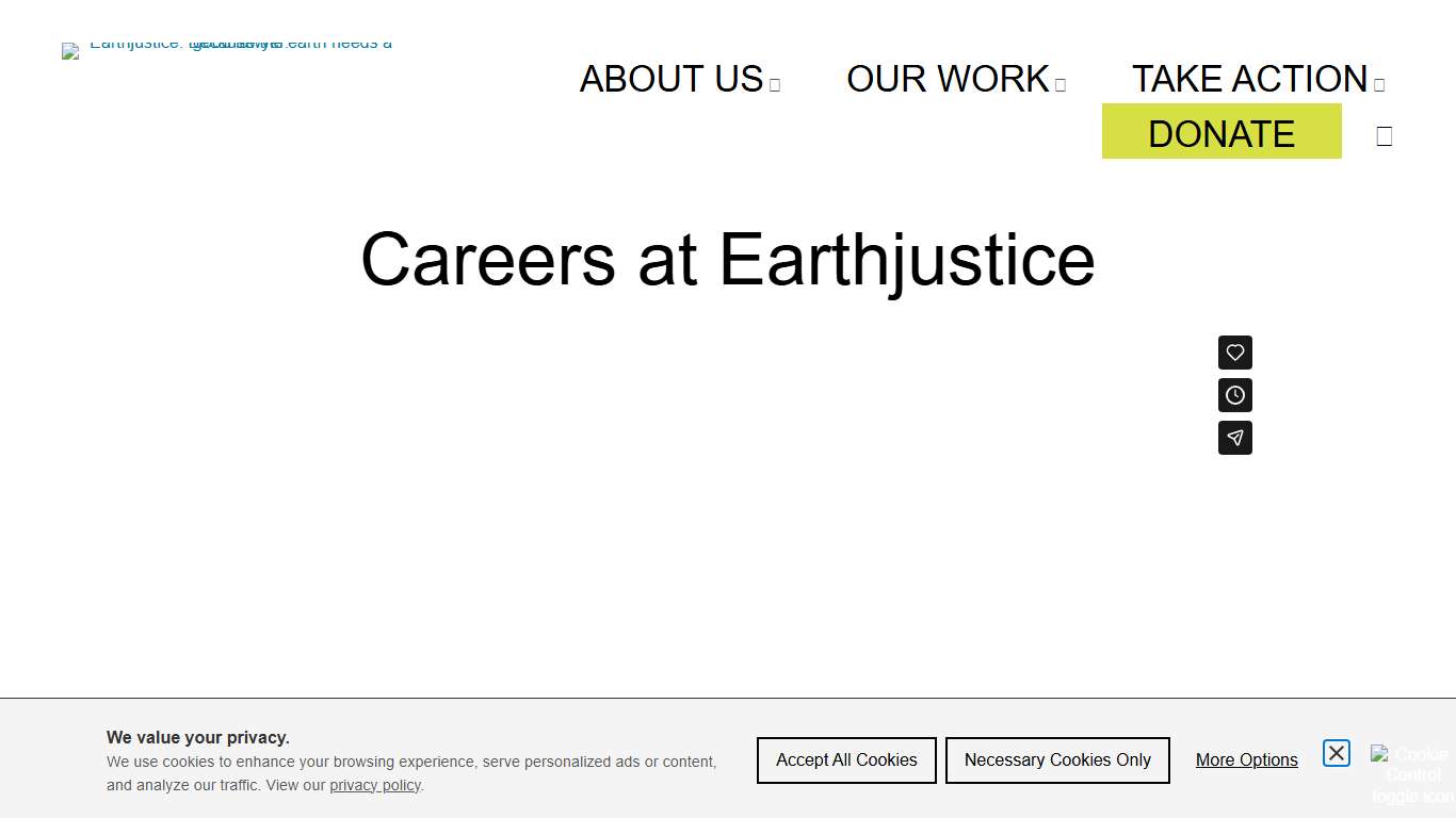 Career Opportunities - Earthjustice
