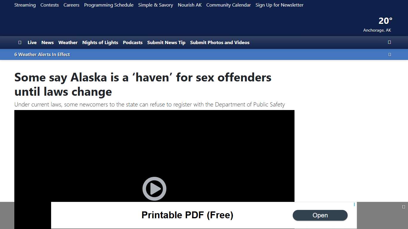 Some say Alaska is a ‘haven’ for sex offenders until laws change